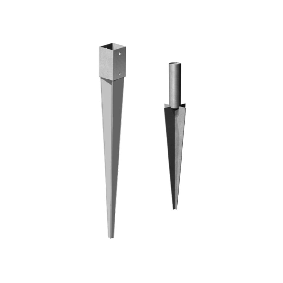 SST Einschlagbodenhülse Stahl feuerverzinkt PPJET/PPJRE