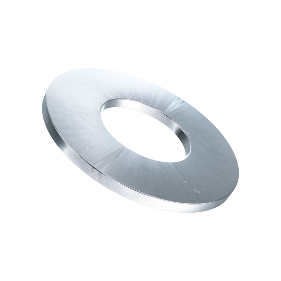 Scheiben 1/2-stark Stahl verzinkt blau