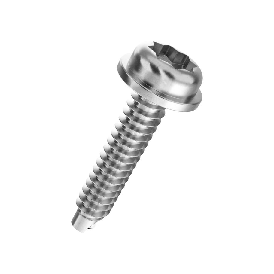 Linsen-Bohrschrauben Innenachtkant ~DIN 7504 martensitischer Edelstahl