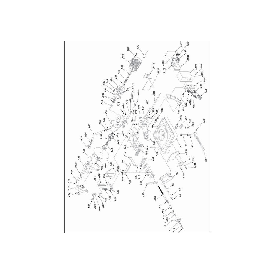 ALDURO Ersatzteile zu Metallkreissäge MKS-315S