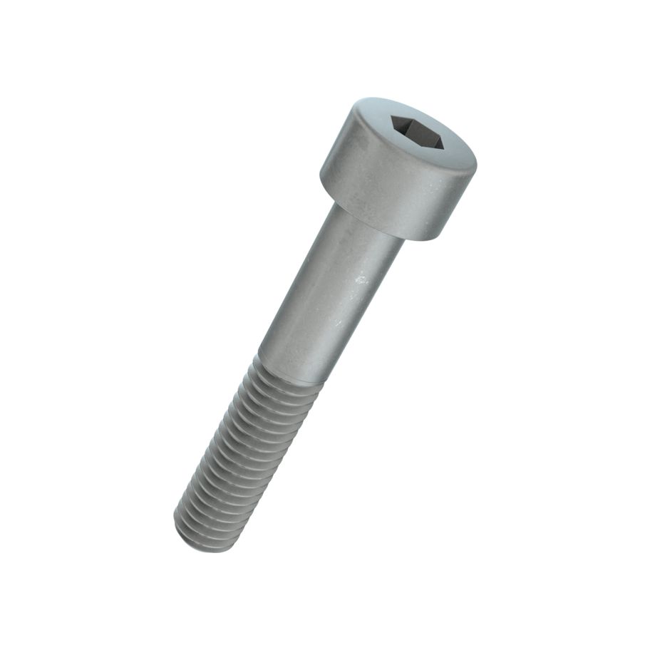 Zylinderschrauben Innensechskant mit Schaft ISO 4762-12.9 flZn