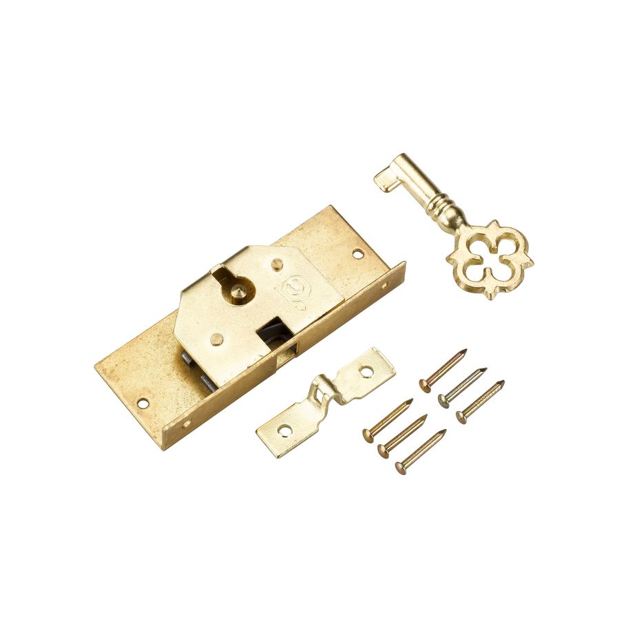 bestaPAC Einlass Schatullenschloss Messing 15mm