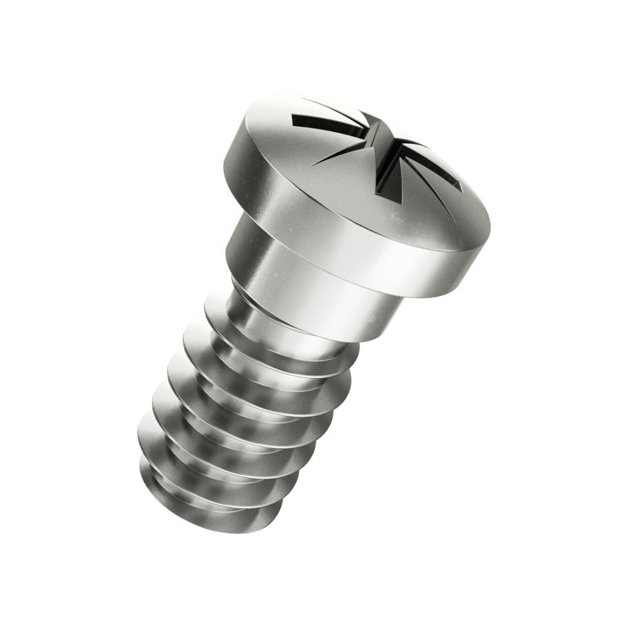 Linsen-Euroschrauben KS Z Stahl vernickelt