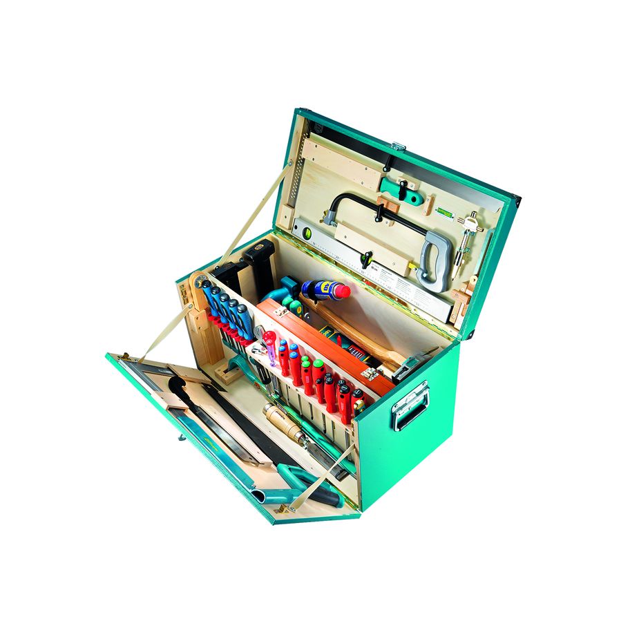 technocraft Zimmerei-Werkzeugkiste MASSIV leer