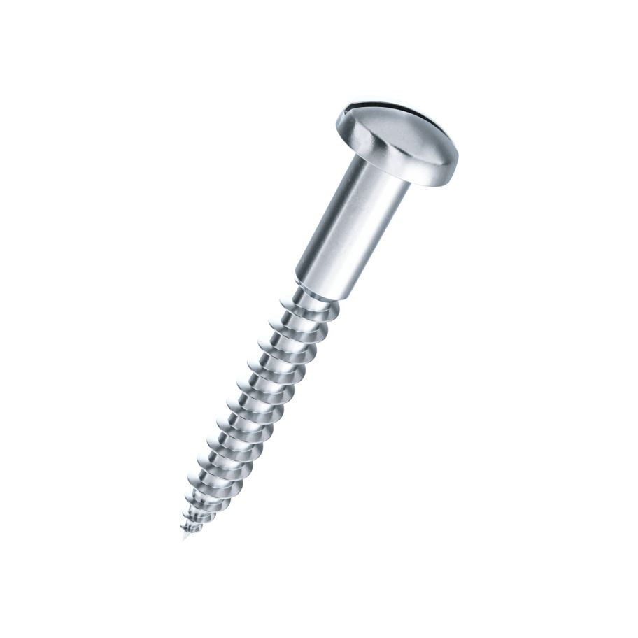 Halbrund-Holzschrauben mit Schlitz DIN 96-Stahl znb