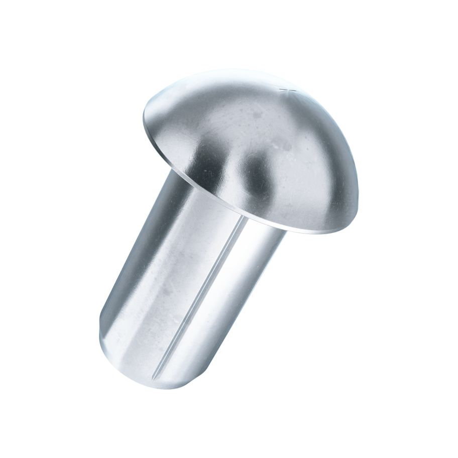 Halbrundkerbnägel DIN 1476-Stahl znb