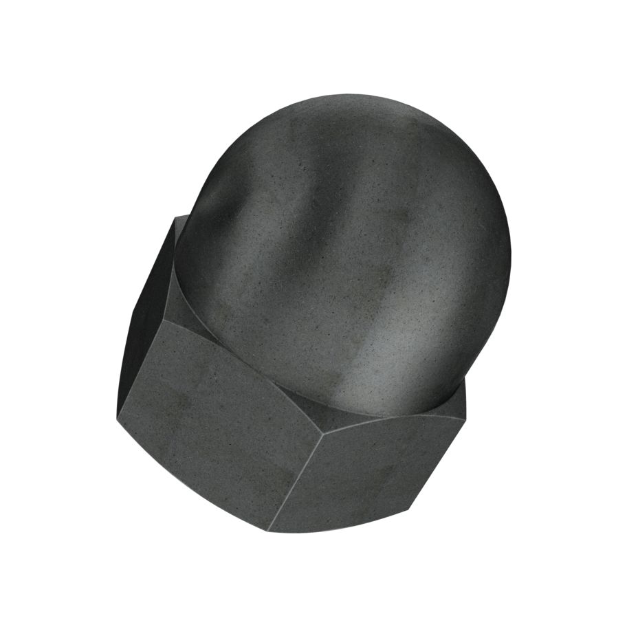 Sechskant-Hutmuttern hohe Form DIN 1587-6 bl