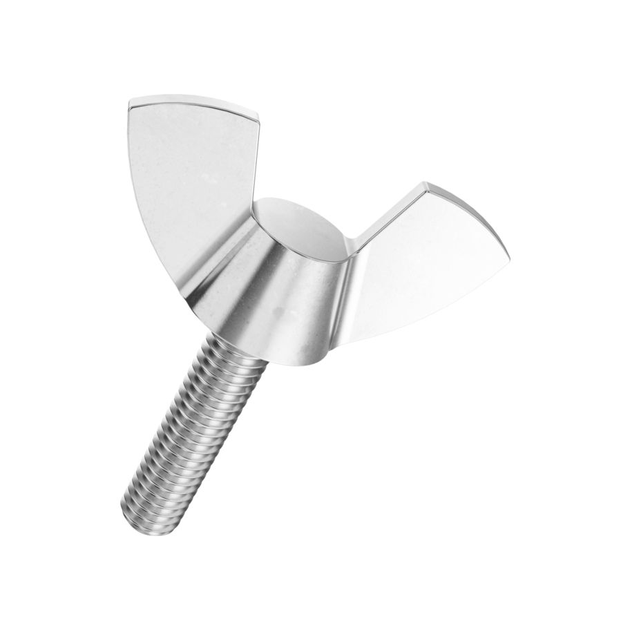 Flügelschrauben kantige Flügelform DIN 318-rostfrei A2