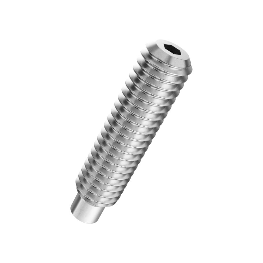 Gewindestifte Innensechskant und Zapfen ISO 4028-rostfrei A2