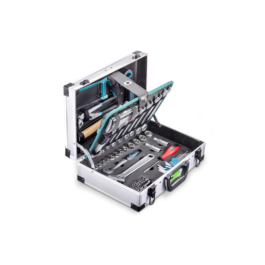 technocraft Alu-Werkzeugkoffer TOP COMPACT 94-tlg