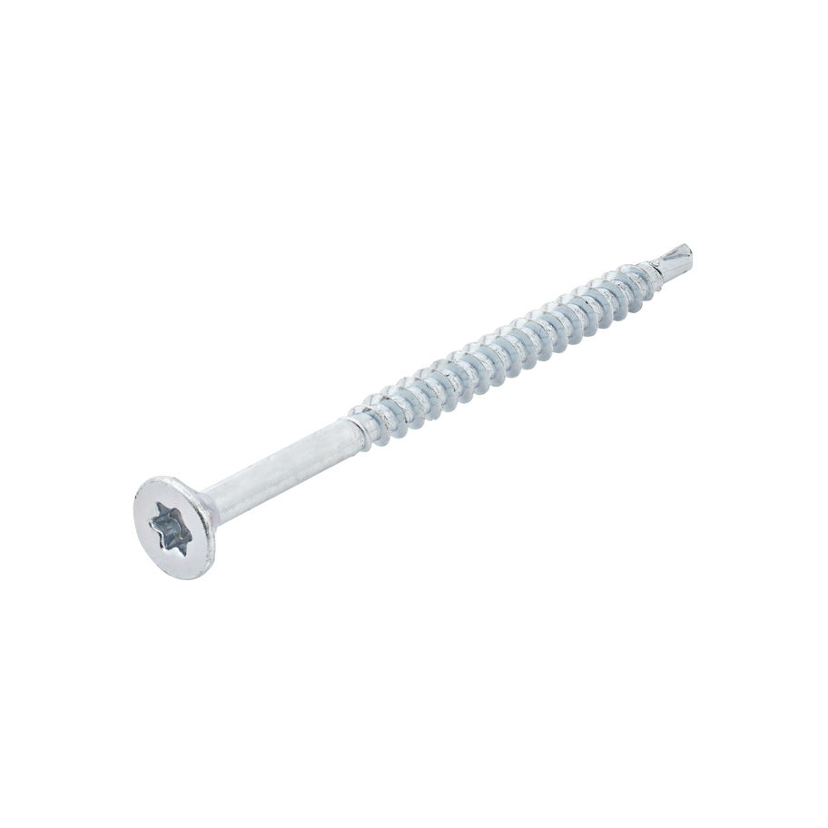 Senk-Holzbohrschrauben m. Fräsrippen T Stahl znb