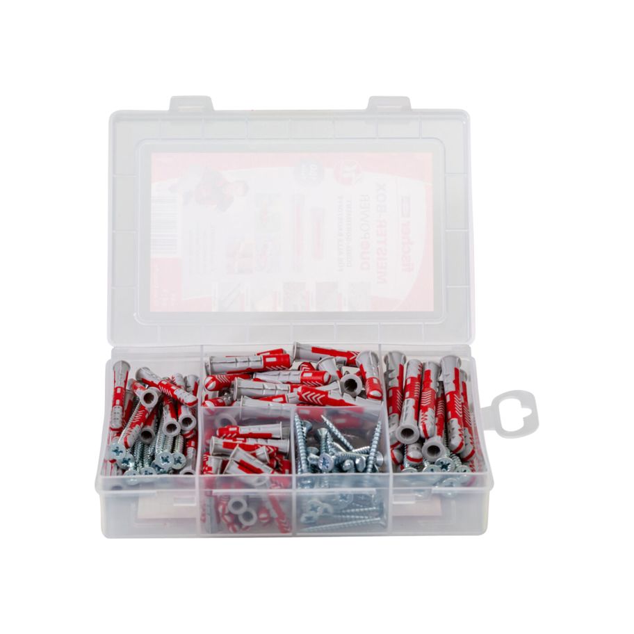 fischer SB Meisterbox Duopower mit Schrauben 6/8/10