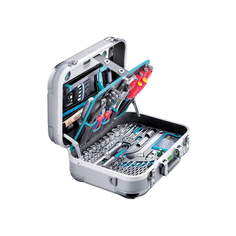technocraft ABS-Werkzeugkoffer PRO CHROME Premium 185-tlg