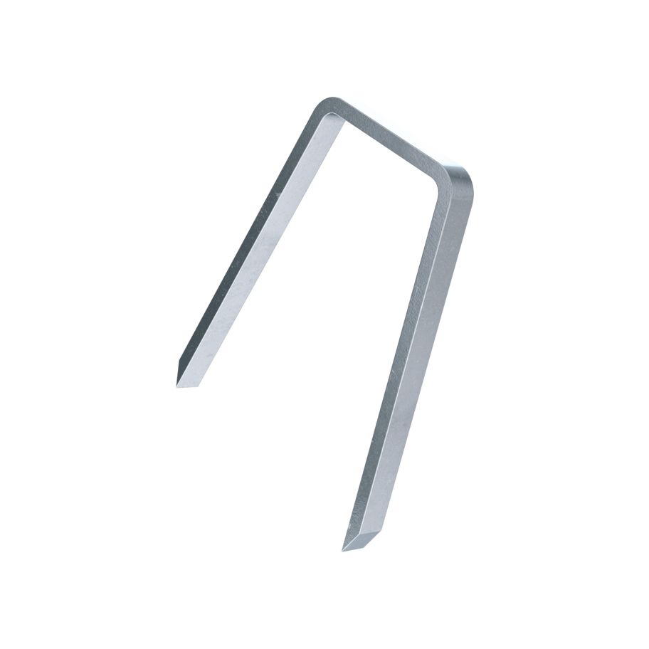 Agraffen zu Heftapparat Stahl verzinkt blau