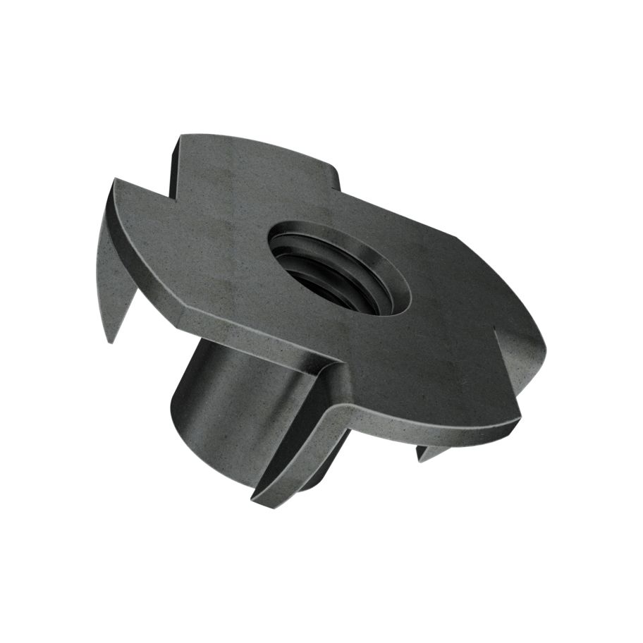 Einschlagmuttern mit 4 Spitzen Stahl