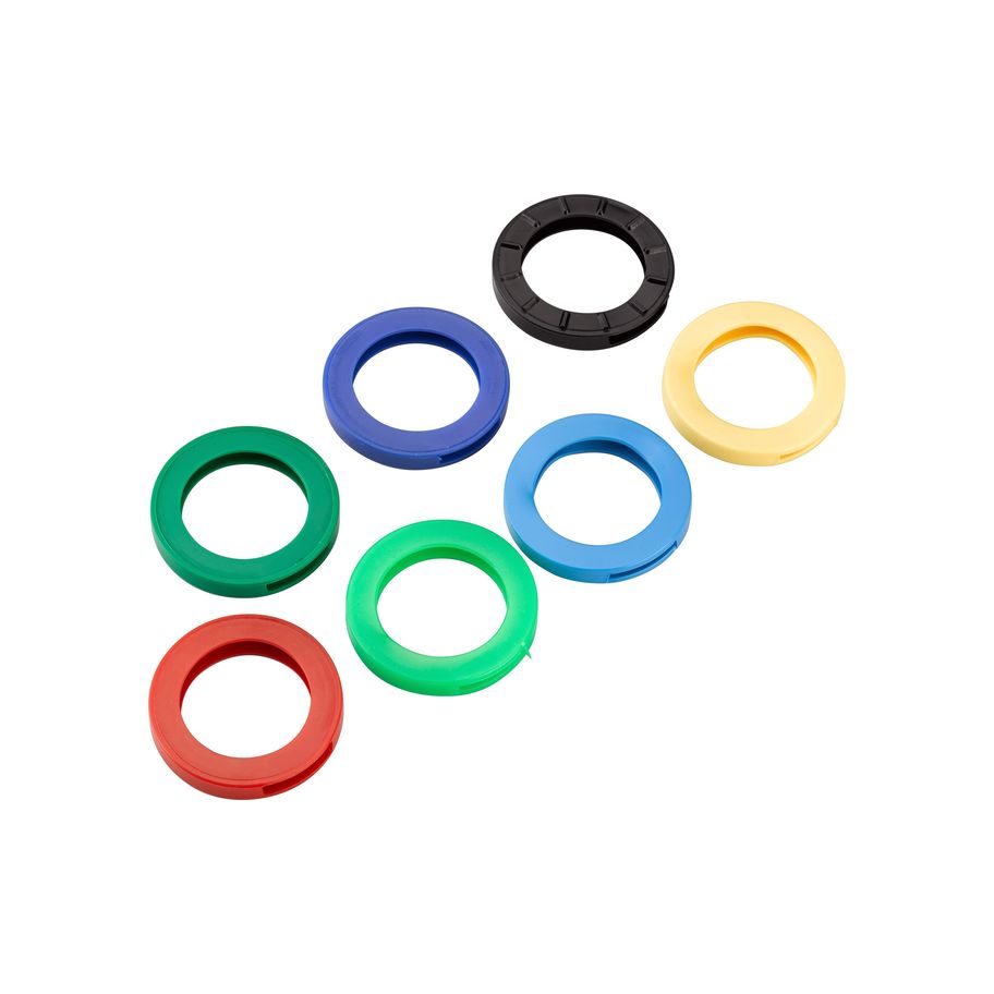 bestaPAC Schlüsselkennring farbig assortiert