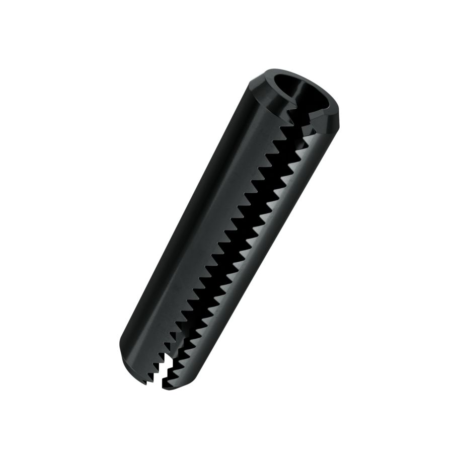 Schwerspannstifte mit Zahnschlitz VSM 12785-Federstahl bl