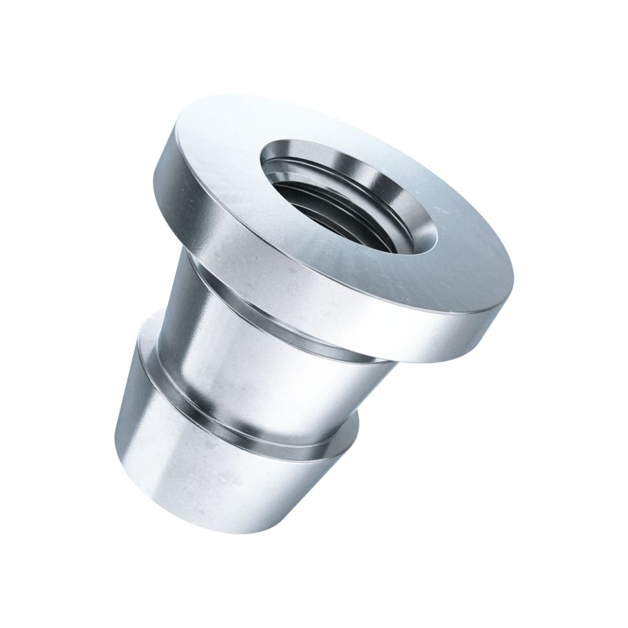 RAMPA Einschlagmuttern Typ TS Stahl verzinkt blau