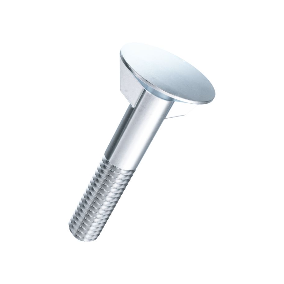 Rippenschrauben Muttern DIN 25195-4.6 znb