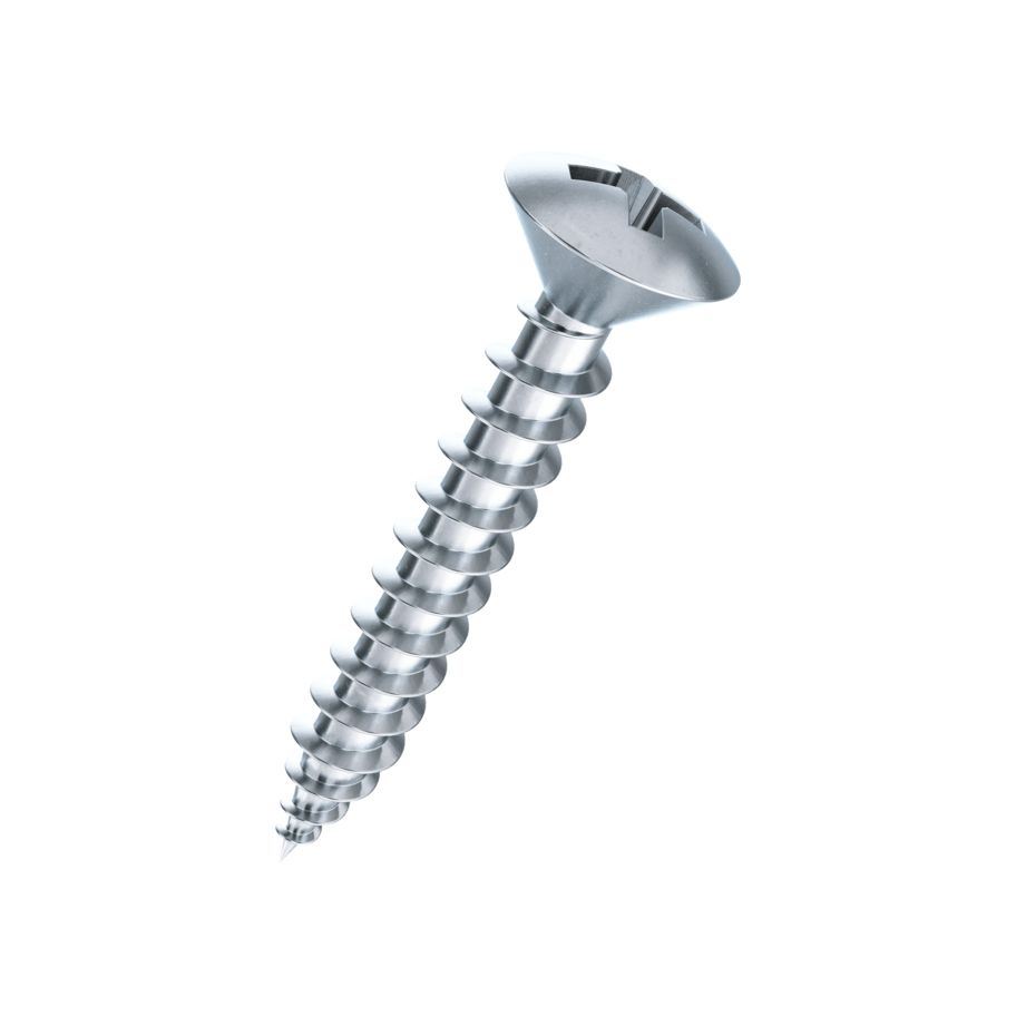 Linsensenk-Blechschrauben KS H DIN 7983C-Stahl znb