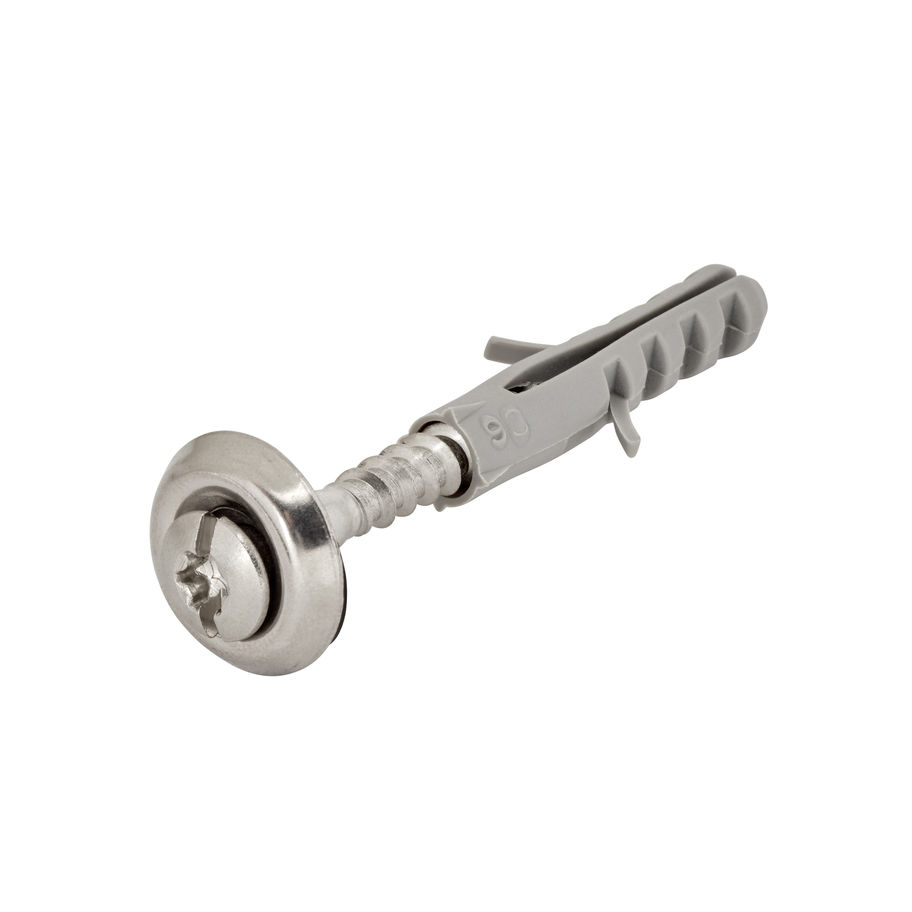 Linsensenk-Fassadenschrauben mit Schlitz und T A2