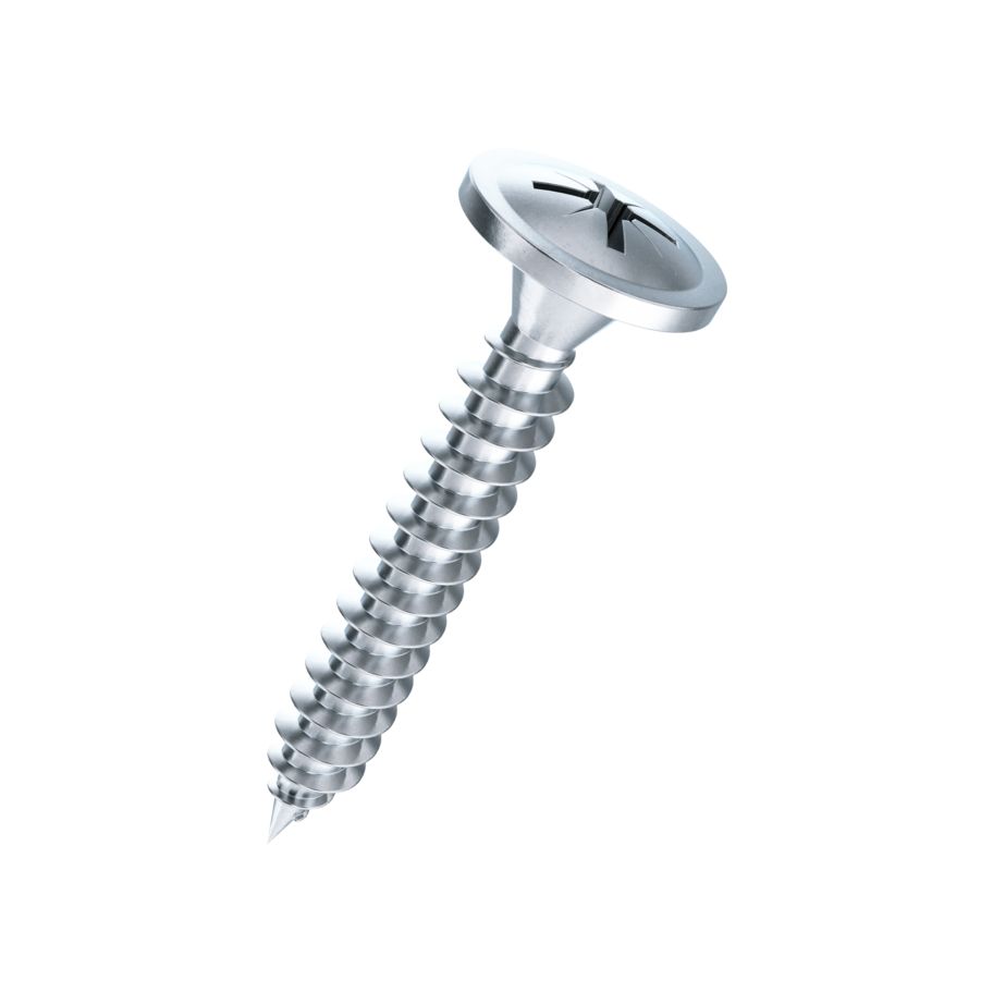 Rückwandschrauben KS Z Stahl verzinkt blau