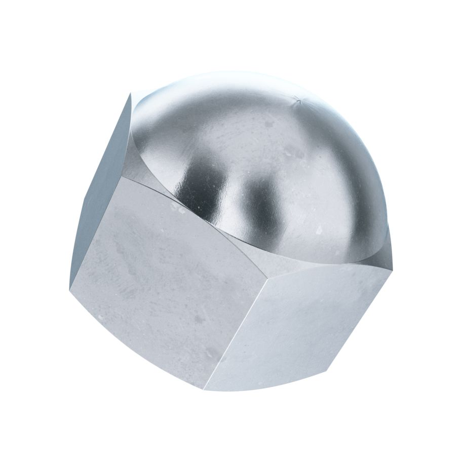 Sechskant-Hutmuttern niedrige Form DIN 917-6 znb