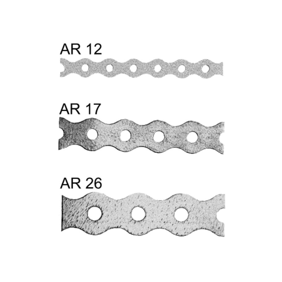 SST Lochband practilett® Stahl fzn à 10 m AR26x10x1,2