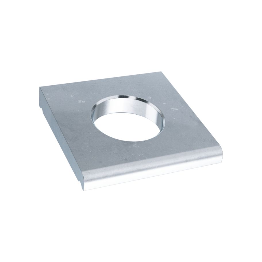 Scheiben vierkant, keilförmig für U-Träger DIN 434-Stahl znb