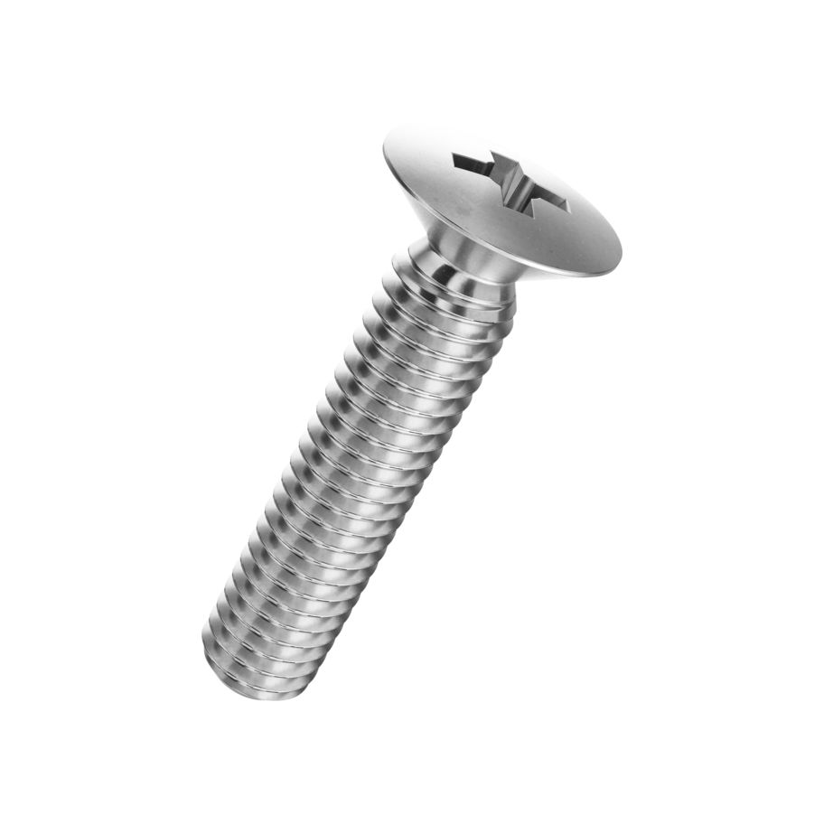 Linsensenkschrauben KS H DIN 966-rostfrei A2