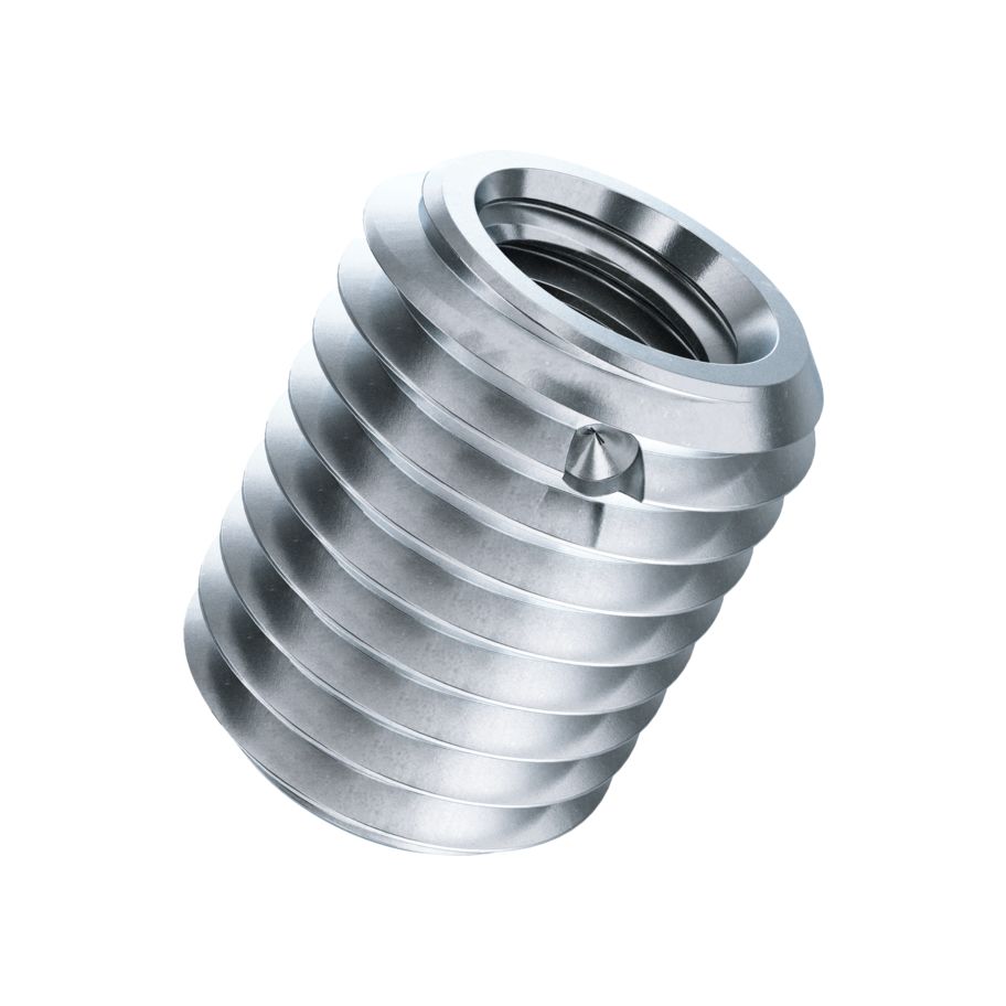 RAMPA Gewindebuchsen Typ BAS Stahl verzinkt blau