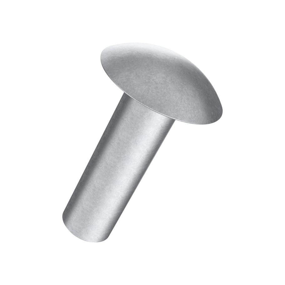 Flachrundnieten DIN 674-Aluminium