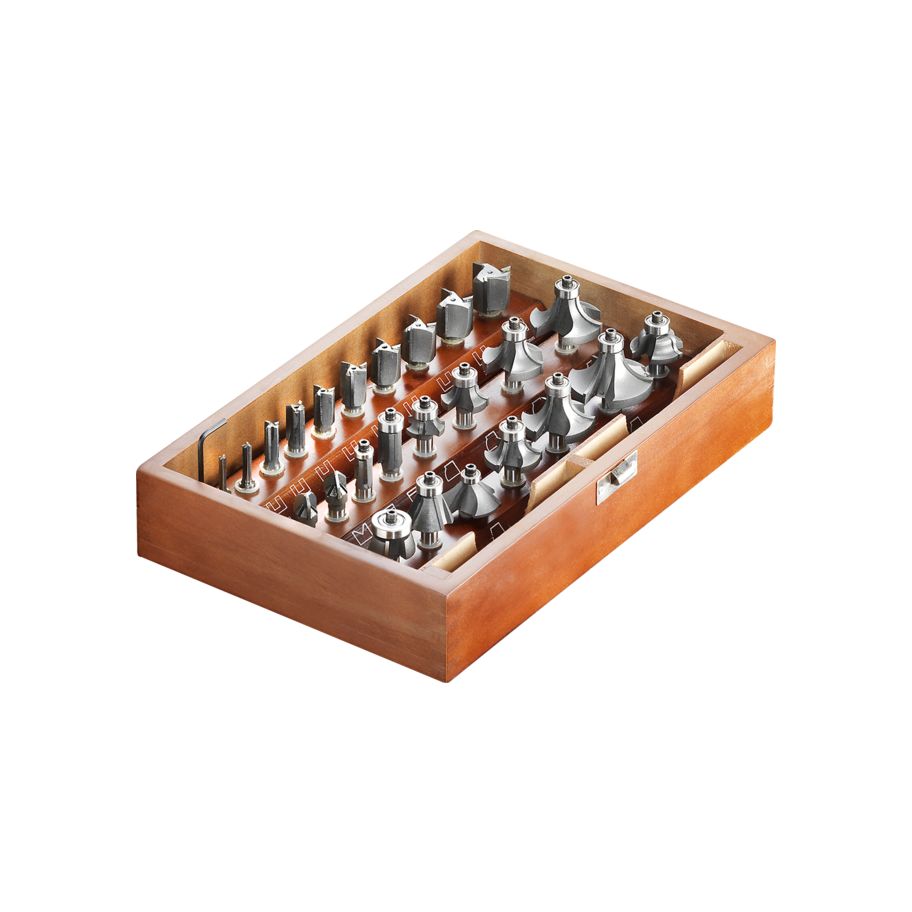 technocraft Oberfräser-Satz 3 CUT, 25-tlg