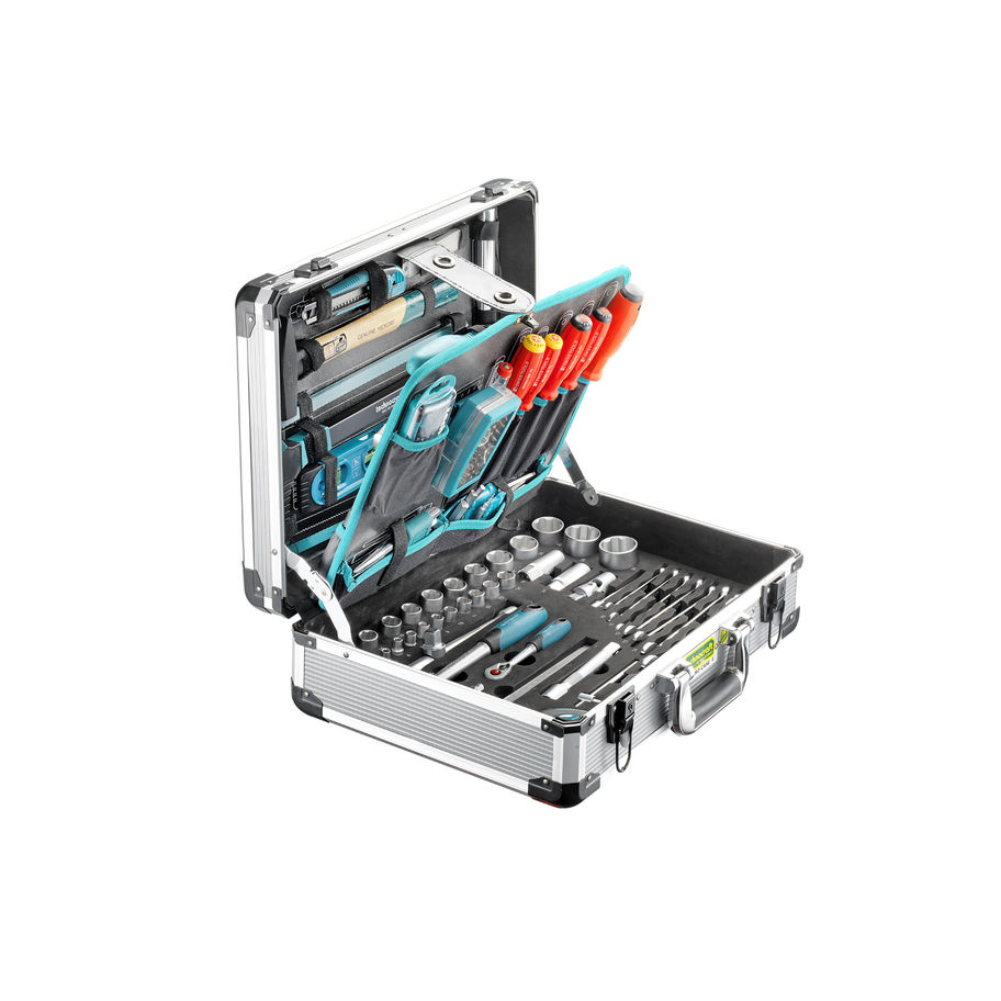 technocraft Alu-Werkzeugkoffer PRO CASE 5 Premium 140-tlg