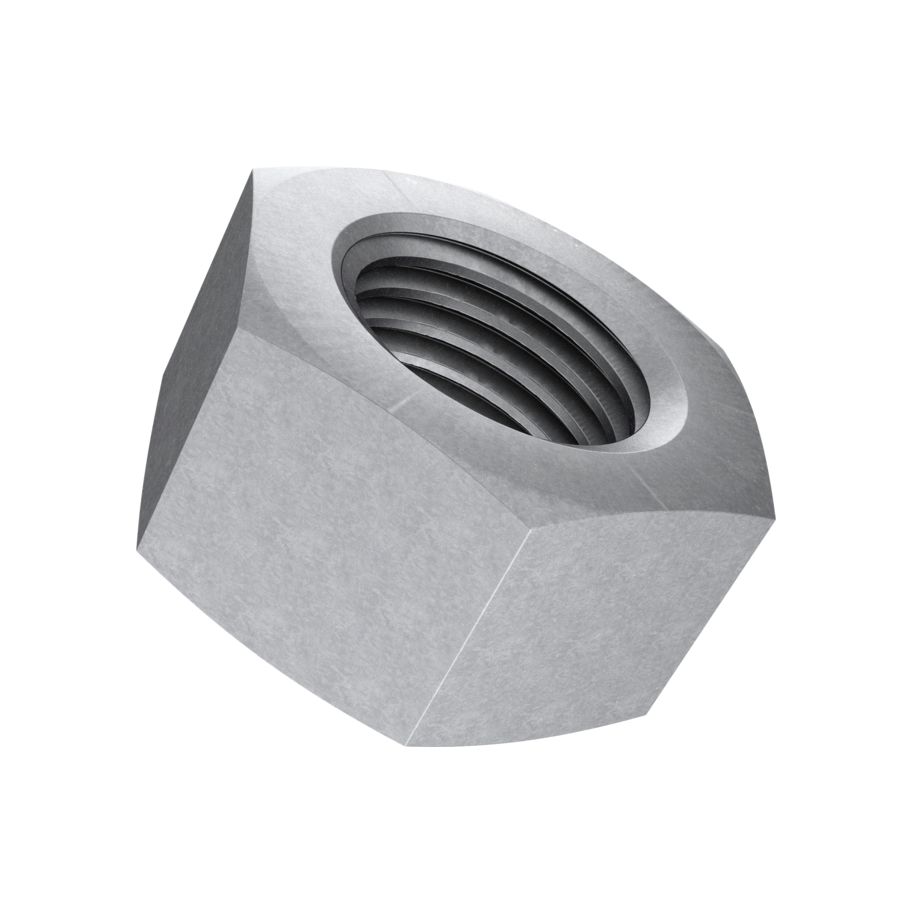 Sechskantmuttern ~0,8d DIN 934-Aluminium