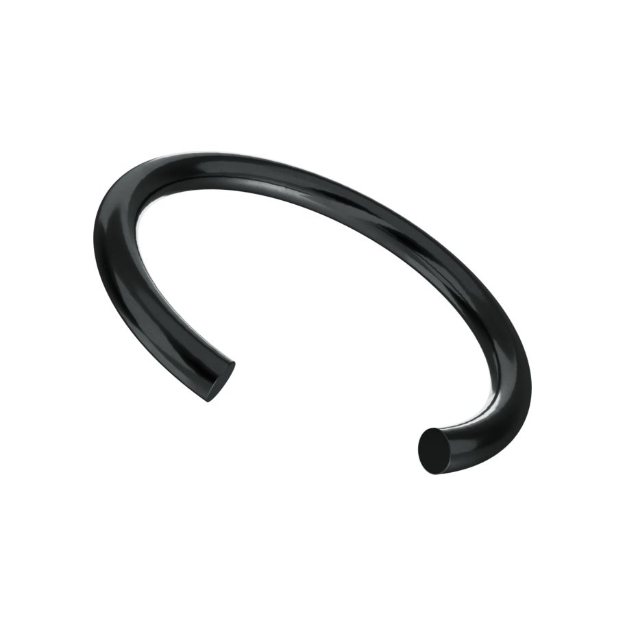 Runddraht-Sprengringe für Bohrungen DIN 7993B-Federstahl schwarz