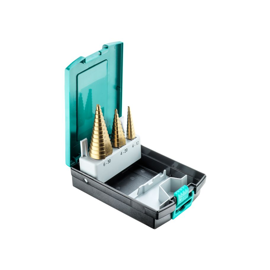 technocraft HSS Stufenbohrer-Satz, 3-tlg