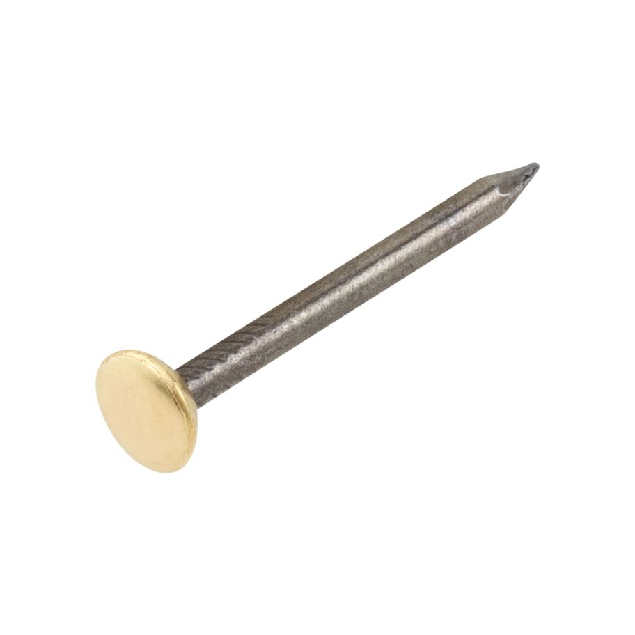 bestaPAC Stahlnagel gebläut Kopf vermessingt