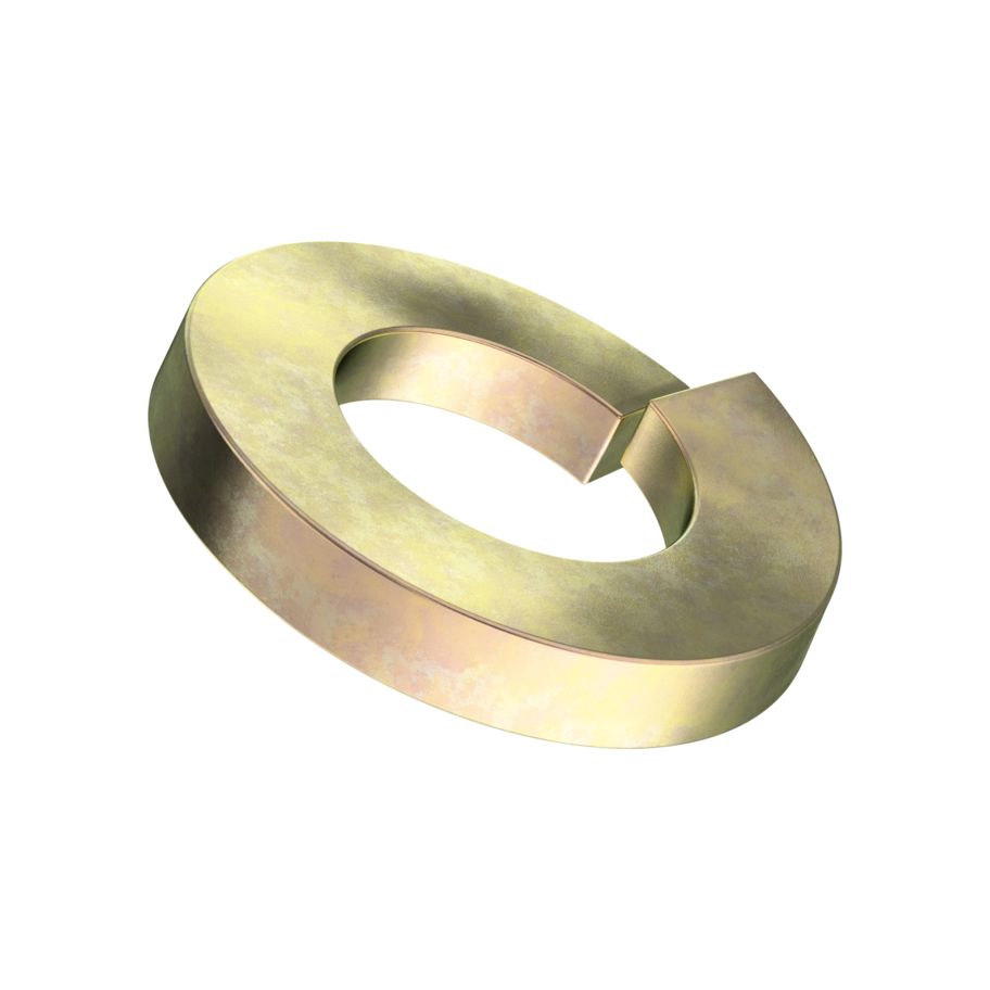 Federringe glatt DIN 127 Form B-Federstahl zng