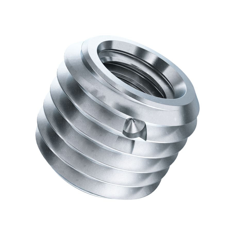 RAMPA Gewindebuchsen Typ BAS Stahl verzinkt blau