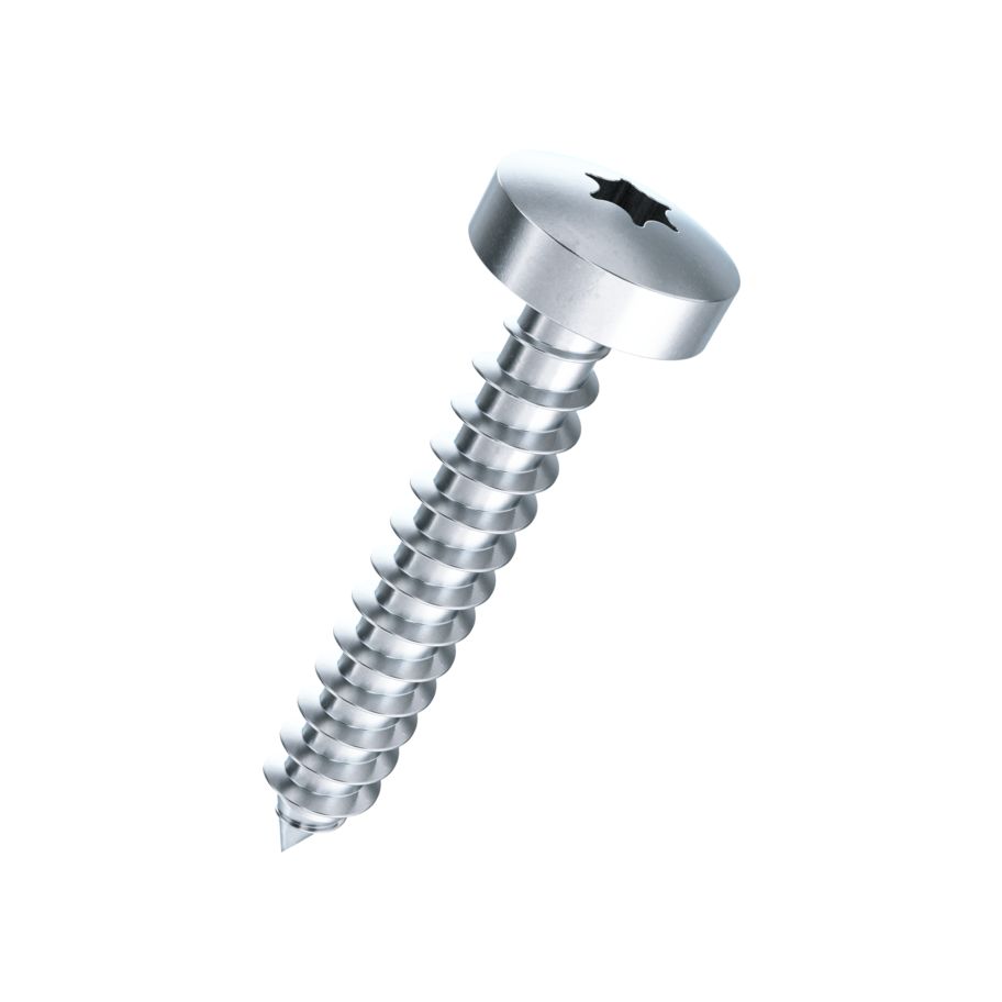 Flachkopf-Blechschrauben Innensechsrund ISO 14585C-Stahl znb