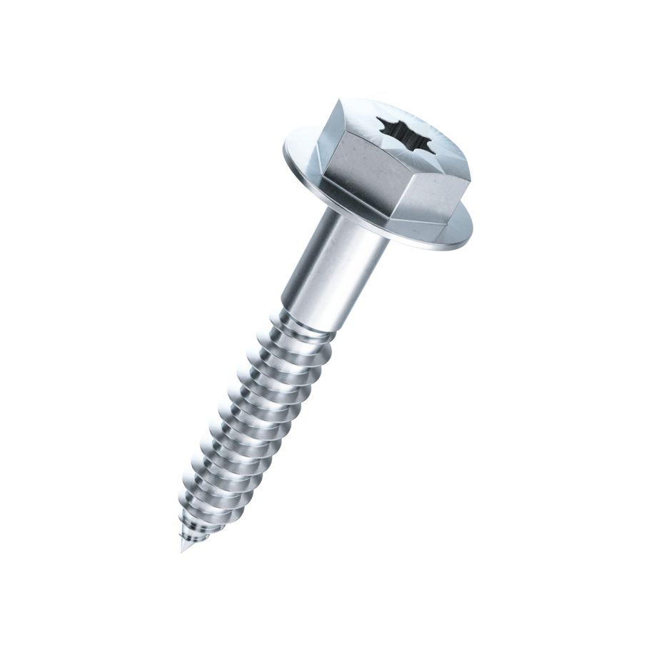 Sechskant-Holzbauschrauben T30/SW13 Stahl znb