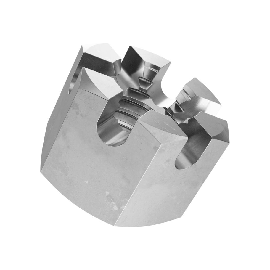 Sechskant-Kronenmuttern DIN 935-rostfrei A4