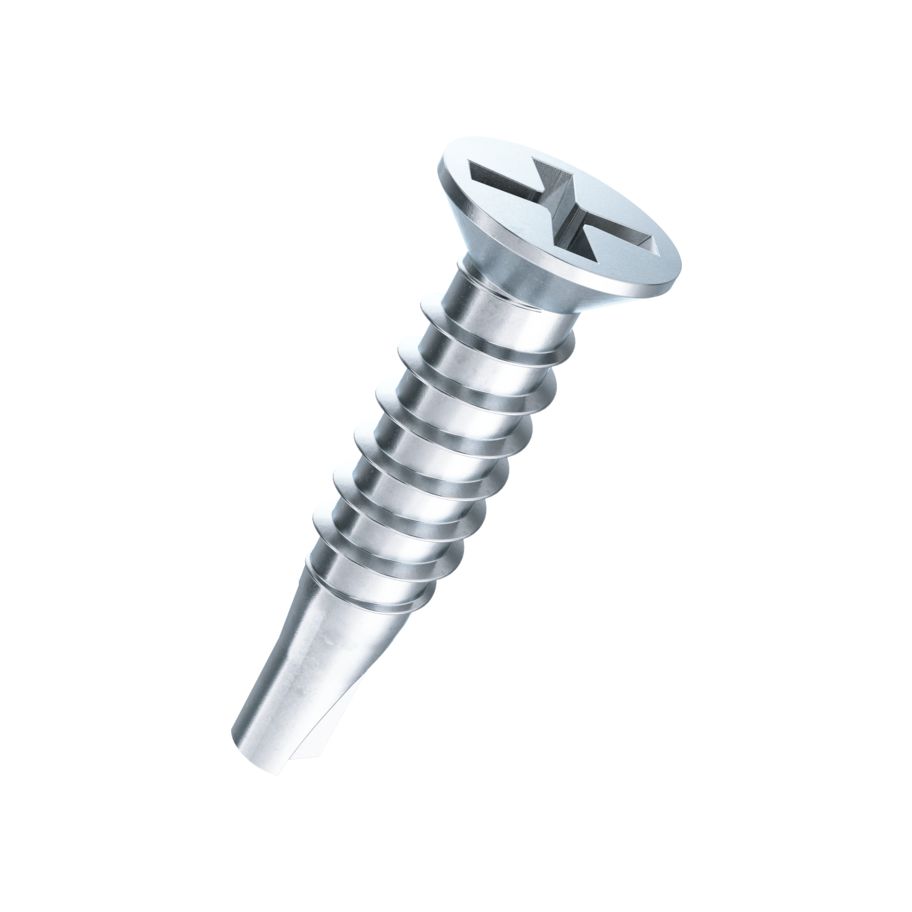 Senk-Bohrschrauben KS H DIN 7504P-Stahl znb