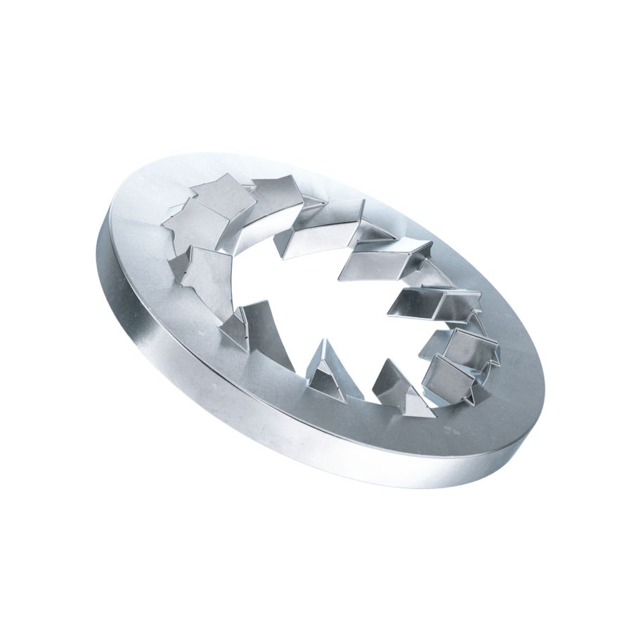 Fächerscheiben innengezahnt DIN 6798 Form I-Federstahl znb