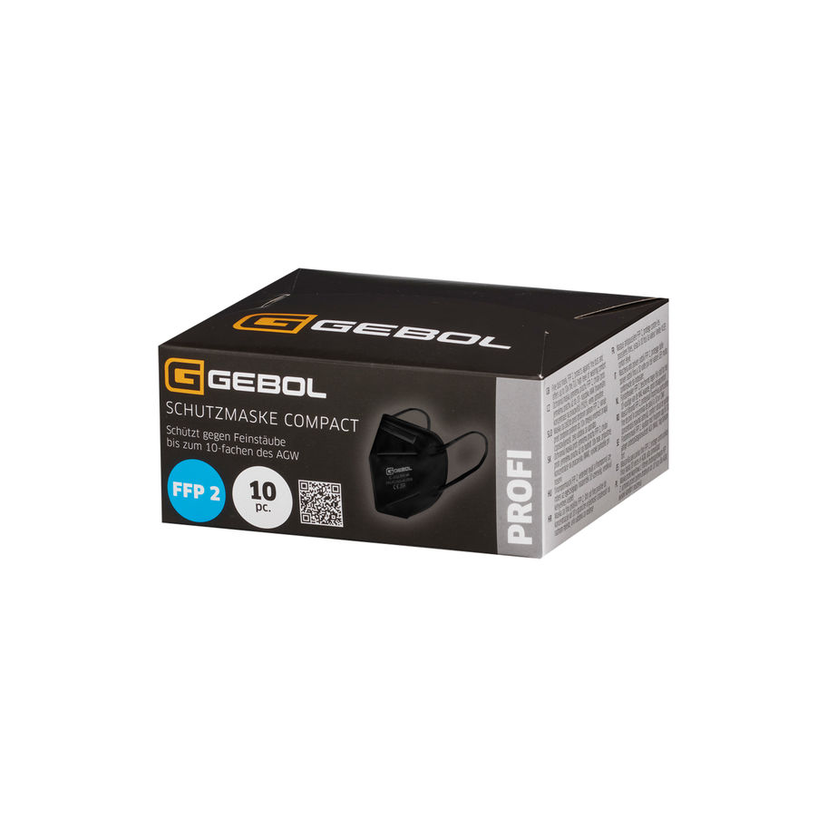 GEBOL Schutzmaske Compact black