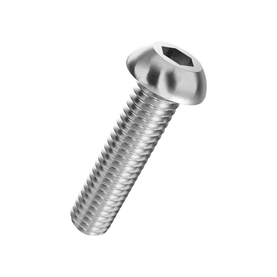 Linsenschrauben Innensechskant ISO 7380-1-rostfrei A2