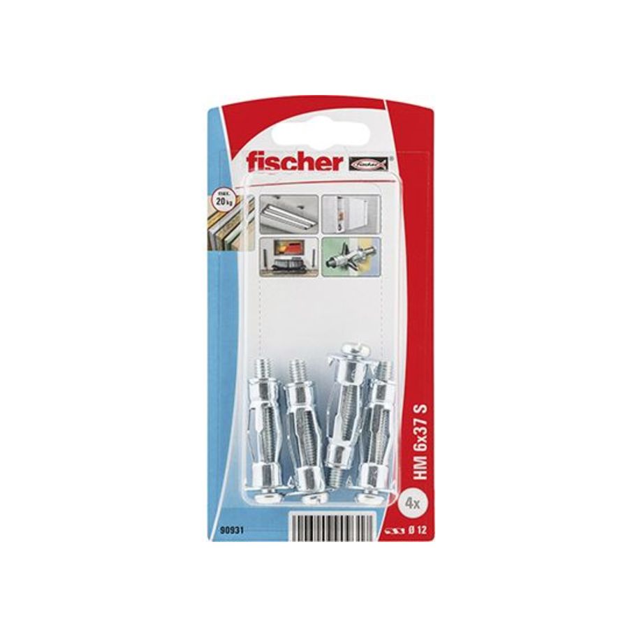 fischer SB Hohlraumdübel mit Schraube HM 6x37