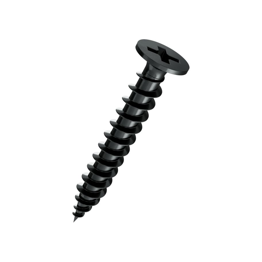 Schnellbauschr. Trompetenkopf St phos. schwarz MF 4,2x75