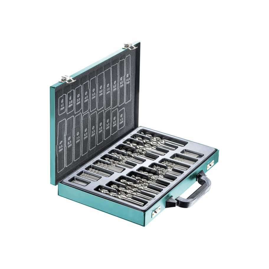 technocraft HSS-G Spiralbohrer-Koffer 1-10 mm